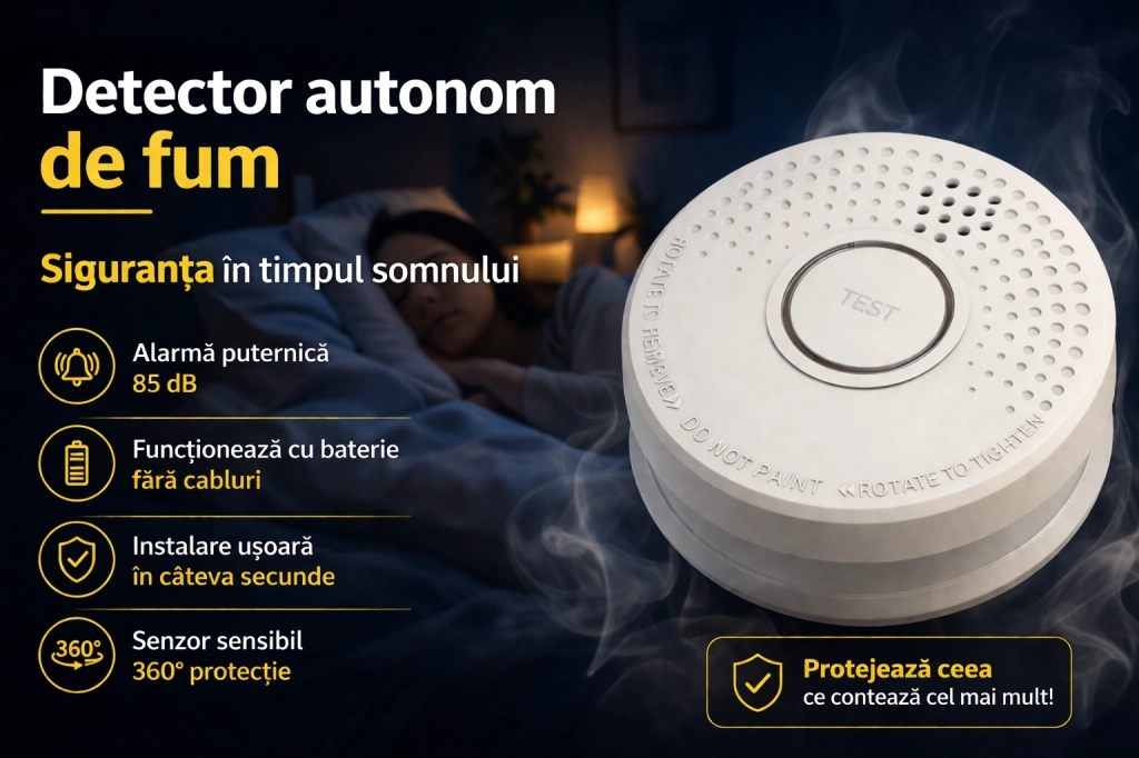 Detector autonom de incendiu TSS910C-I