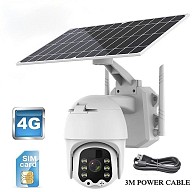 Camere de supraveghere video 4G alimentare cu panou solar Camere de supraveghere video 4G alimentare cu panou solar