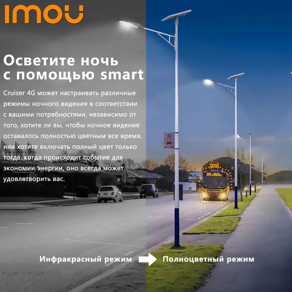 Камера видеонаблюдения 4G IPC-S21FTP-EU Imou Cruiser Outdoor PT 2Mp 3.6mm