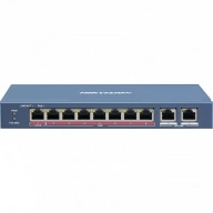 Switch PoE 8 + 2 Uplink Hikvision DS-3E0110MP-E/M