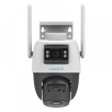 Camera de supraveghere video IP Wi-Fi Uniarch Uho-P2S-M33F34, 3MP+3MP, 2.8mm/4mm, PT, IR/WLight 30m, Two-way Audio, mSD, IP66