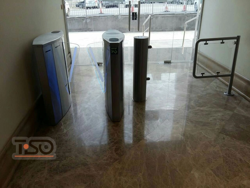 Turnichet-steag cu blocare mecanică Tiso