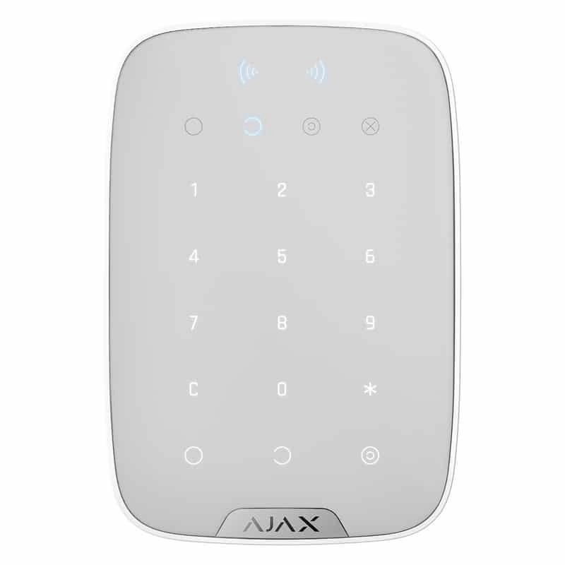 AJAX Беспроводная сенсорная клавиатура Ajax Keypad Plus White