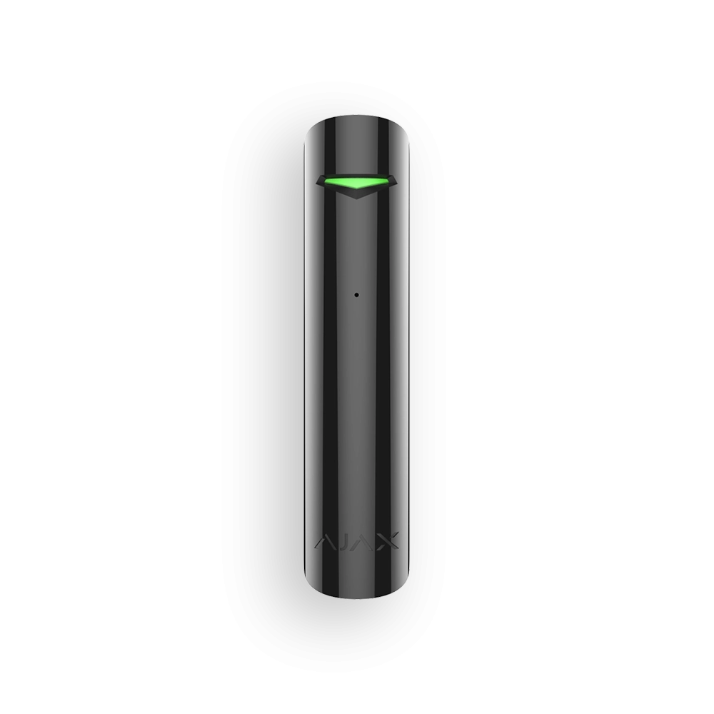AJAX Миниатюрный беспроводной детектор GlassProtect black