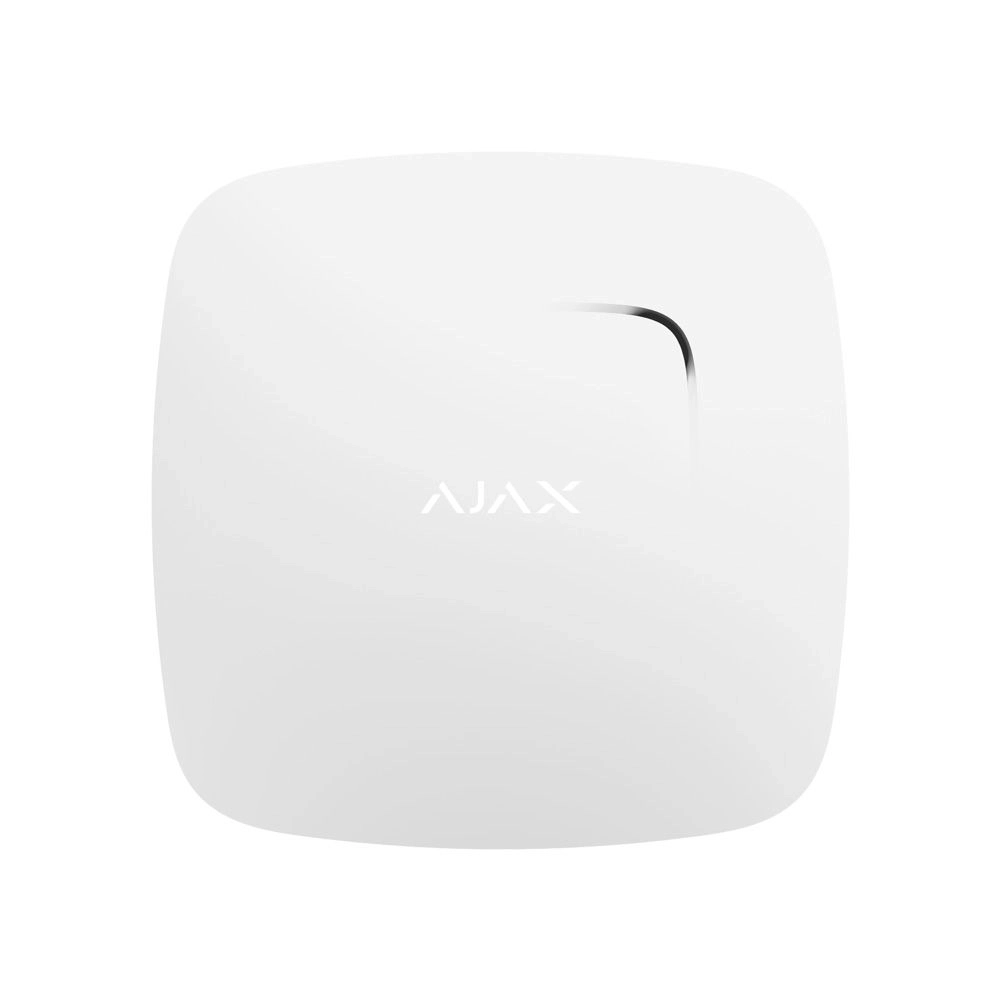 AJAX Беспроводной Пожарный датчик с сенсором температуры FireProtect white