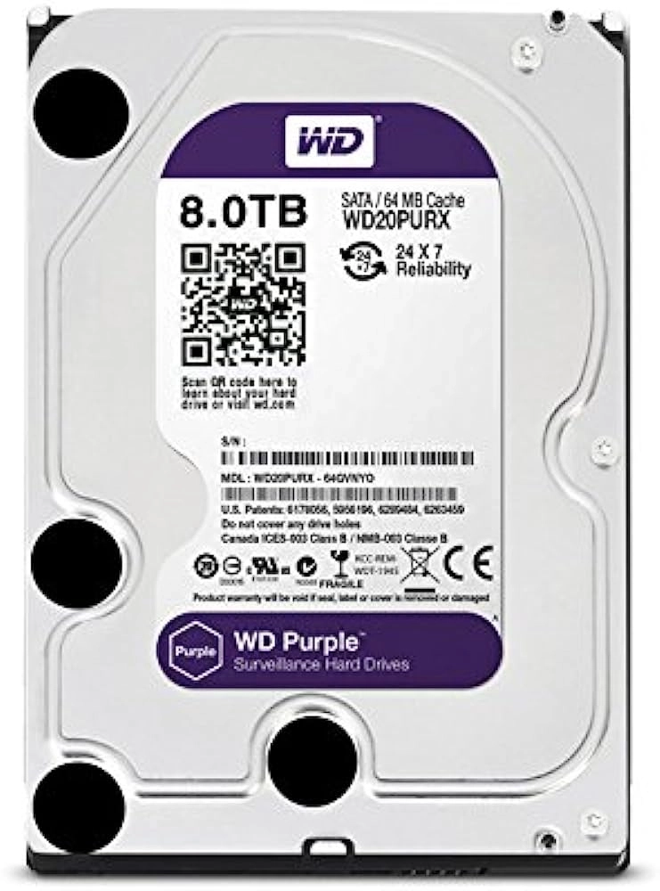 Western Digital HDD 8TB WD80PURX