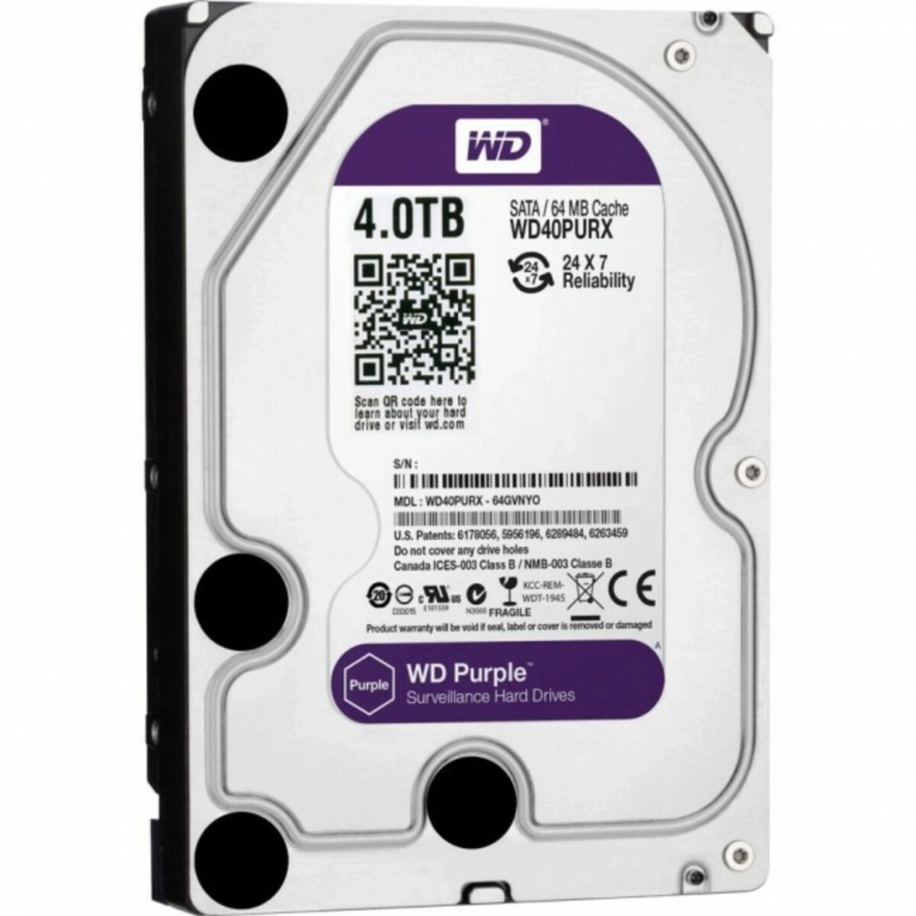 Western Digital HDD 4TB WD40PURX