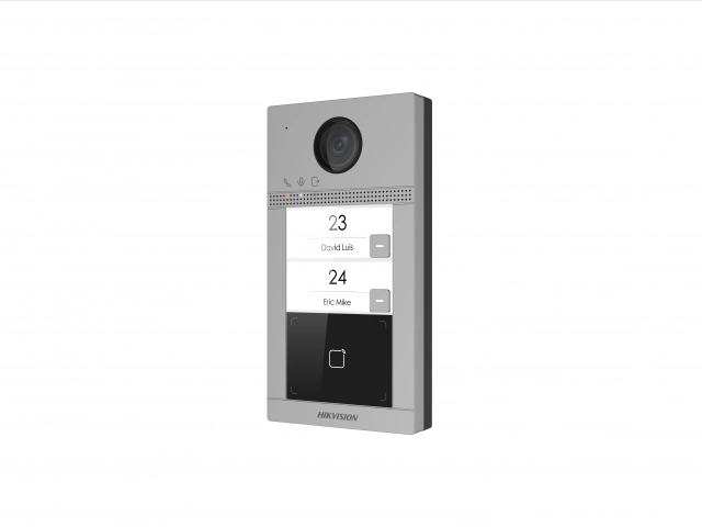 Hikvision 2Мп IP вызывная панель на двух абонентов с ИК-подсветкой и Wi-Fi DS-KV8213-WME1