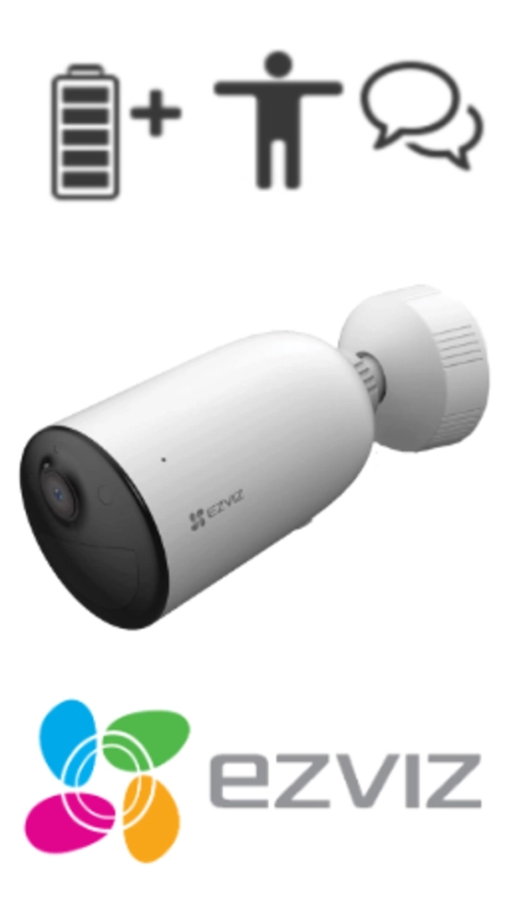 EZVIZ IP камера видеонаблюдения CS-CB3-R100-2D2WFL (2MPX 2.8MM) WI-FI