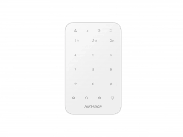 Hikvision Беспроводная LED-клавиатура (AX PRO) DS-PK1-E-WE