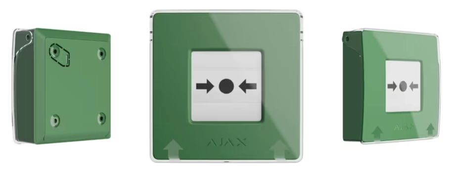 Ajax ManualCallPoint Green Jeweller