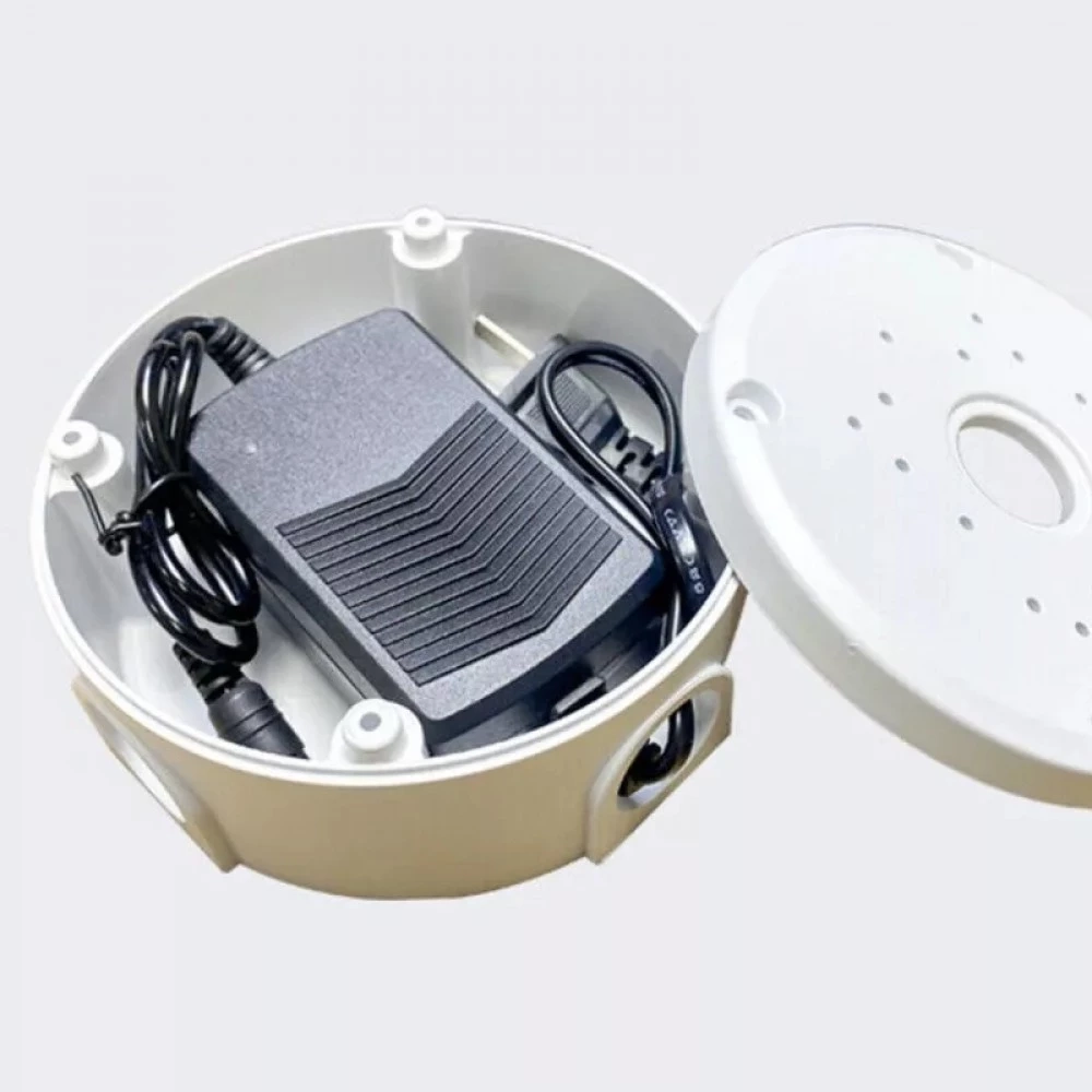 Универсальная распределительная коробка для камер видеонаблюдения D120x55mm, ABS