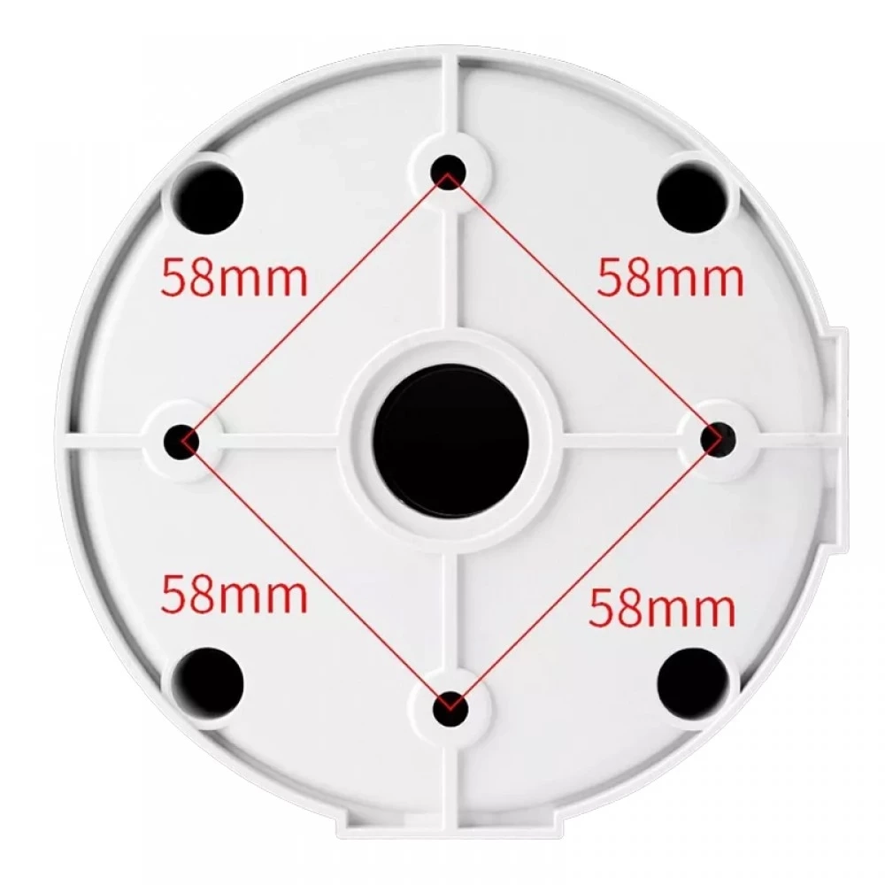 Универсальная распределительная коробка для камер видеонаблюдения D120x55mm, ABS