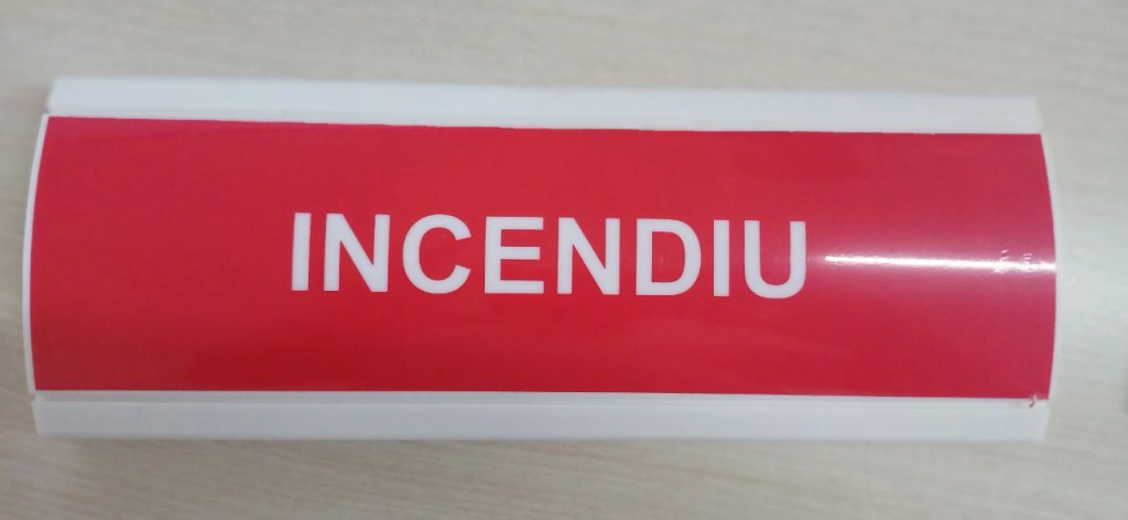 ИТ TC-12/24C Tablo de indicatie (Incendiu, Pulbere Evacuare, Pulbere Nu Intra, Gaz Evacuare, Gaz Nu Intra, Automatica Deconectata)