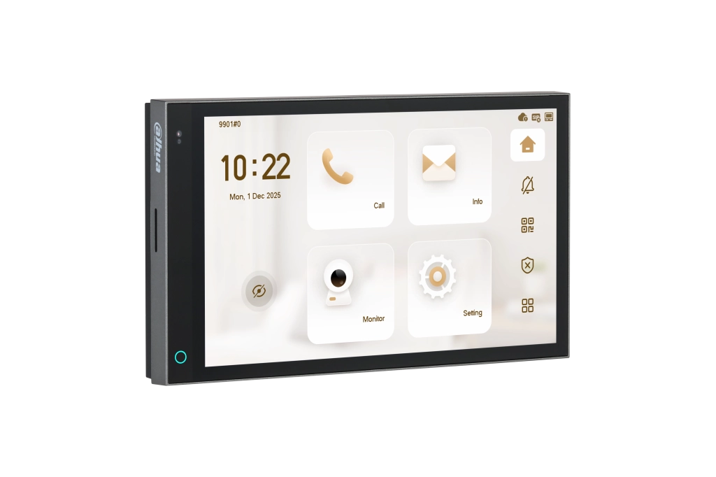 Monitor video interfon Dahua DHI-VTH5741A-WP IP/Wi-Fi 10,1"