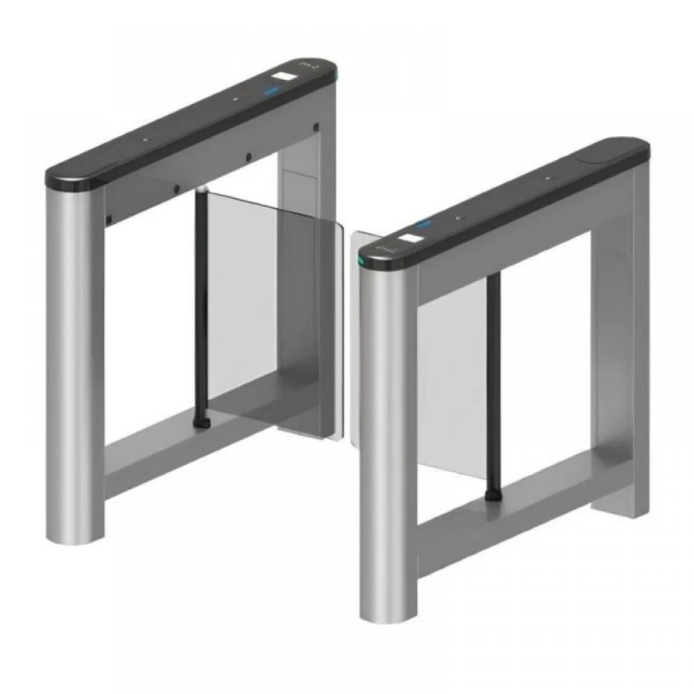 Распашной однополосный турникет с функцией антипаника ZKTeco Saturn S1000