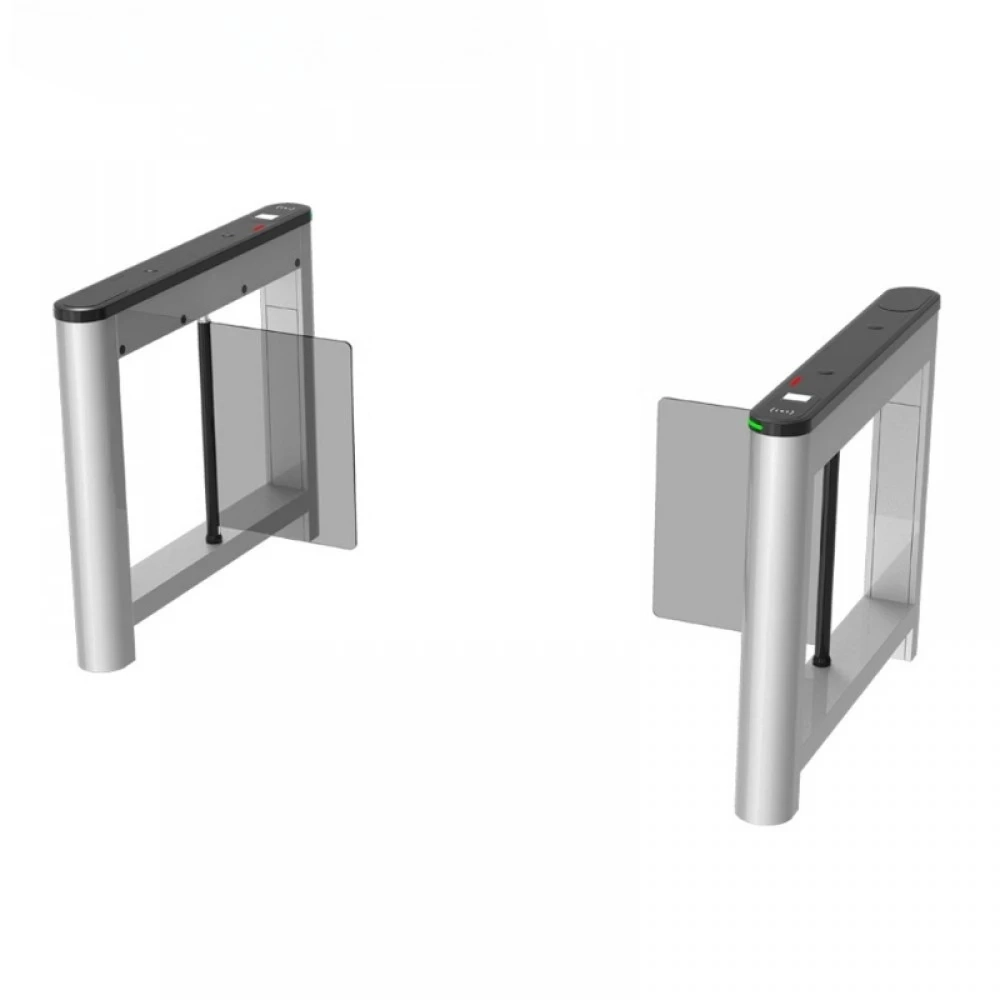 Распашной однополосный турникет с функцией антипаника ZKTeco Saturn S1000