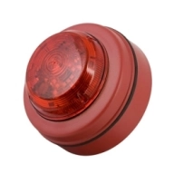Schrack Seconet BX-FOL-RR loop flashlight, red body + red lense
