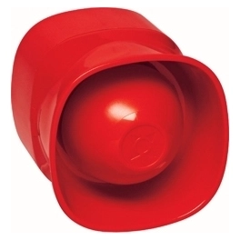 Schrack Seconet BX-SOL-R loop siren, red body, 89/99 dB