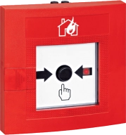 Schrack Seconet Manual callpoint MCP 535X-1 red RAL 3001, IP52, type B