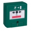 Schrack Seconet Manual callpoint MCP 535X-15 green RAL 6002 (activation)