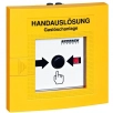 Schrack Seconet Manual callpoint MCP 535X-5 yellow RAL 1003 (trigger)